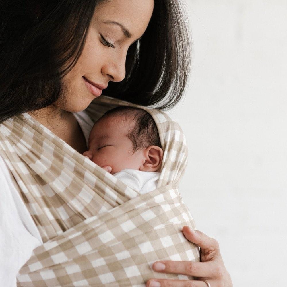Solly Wrap Creamy Gingham